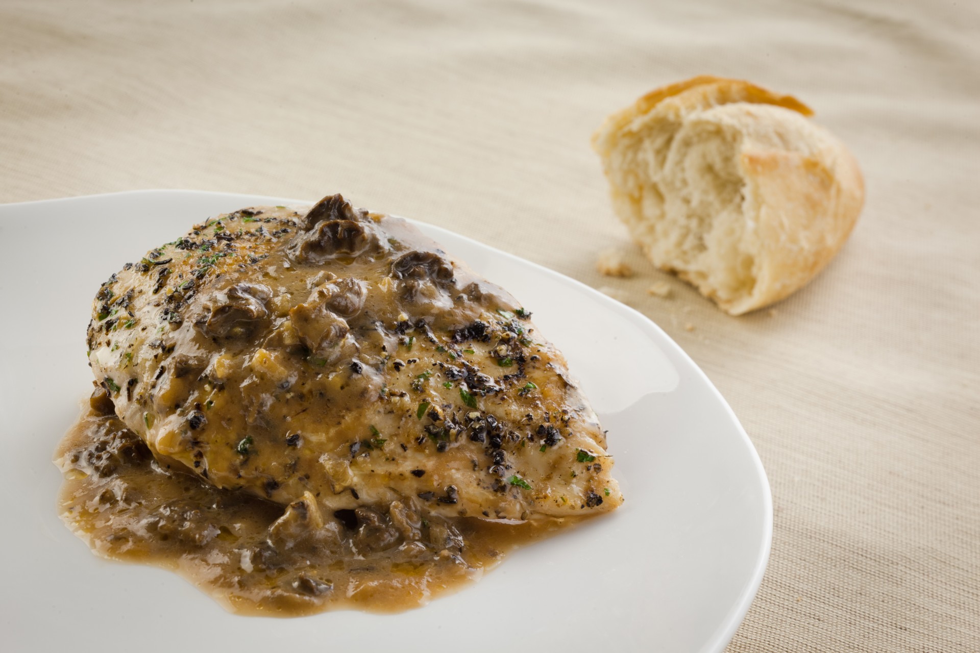 Seared Skin On Chicken Breast with Herbs De Provence