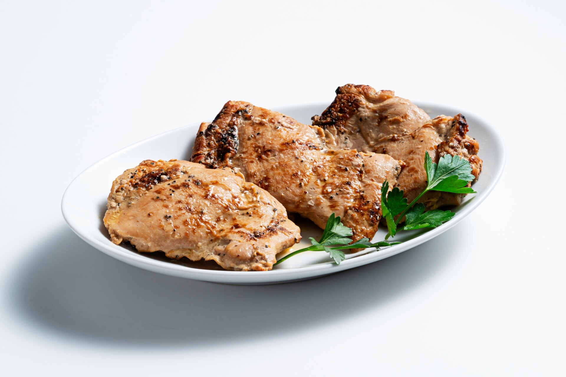 Grilled Boneless Chicken Thighs With Leg Meat