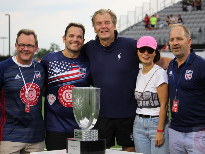 Felipe Hasslemann and company at cuisine solutions cuisine cup close out 2021